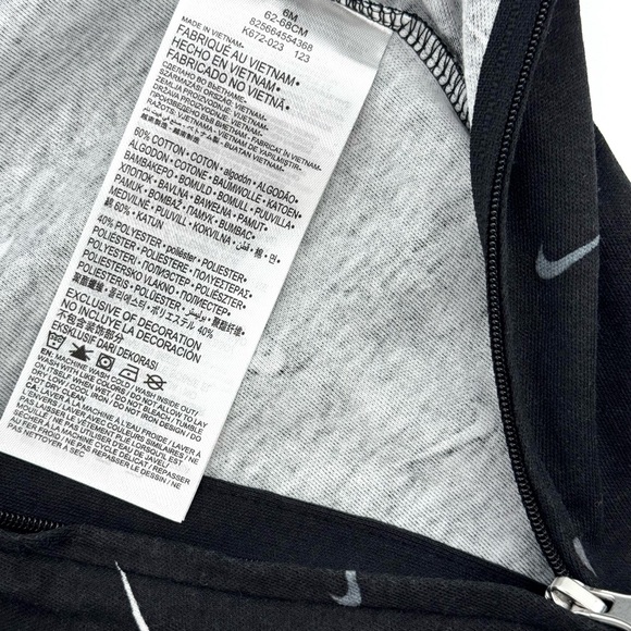 NWT NIKE 2 Pc. Zip Footed PJ and Knit Beanie Baby Bundle - Picture 5 of 9